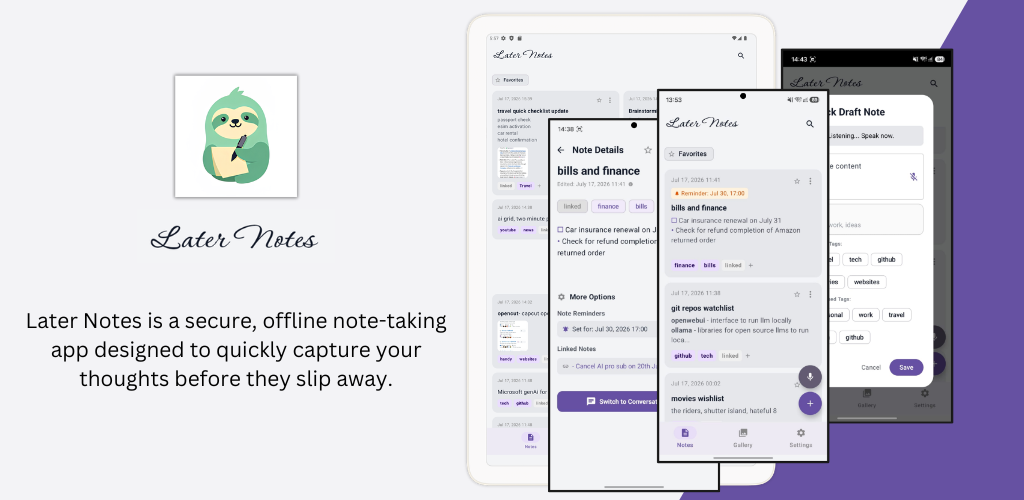 Later Notes cover